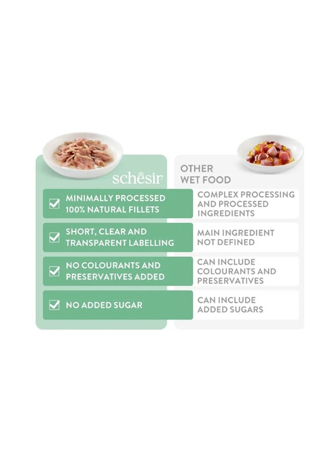 Schesir Complements Chicken With Seabass Cat Wet Food -70G (Pack of 12) - Image 2